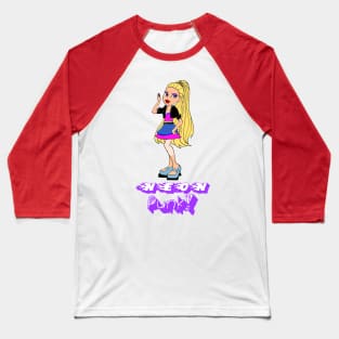 Neon Punk! Cloe Baseball T-Shirt